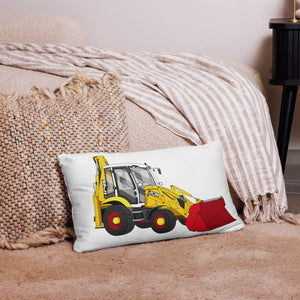 The Tractor Mugs Store 20″×12″ JCB 3CX 70th Anniversary Edition | Pillow Case Quality Farmers Merch