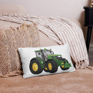The Tractor Mugs Store 20″×12″ John Deere 6125 R | Pillow Case Quality Farmers Merch