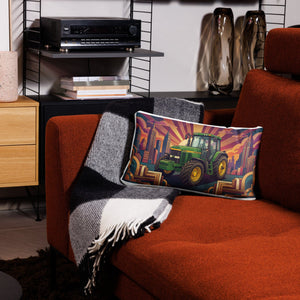 The Tractor Mugs Store 20″×12″ John Deere 7810 | Art Deco Pillow Case Quality Farmers Merch