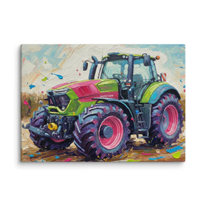 The Tractor Mugs Store 20″×28″ Deutz-Fahr 9340 Splash Art | Canvas Quality Farmers Merch