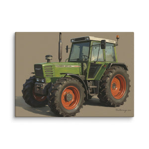 The Tractor Mugs Store 20″×28″ Fendt 308 LSA 4WD Oil Painting | Canvas Quality Farmers Merch
