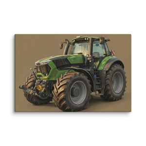 The Tractor Mugs Store 20″×30″ Deutz-Fahr 9340 Oil Painting | Canvas Quality Farmers Merch