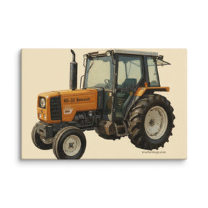 The Tractor Mugs Store 20″×30″ Renault 65-32 MX Oil Painting | Canvas Quality Farmers Merch