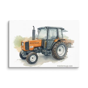 The Tractor Mugs Store 20″×30″ Renault 65-32 MX Watercolor | Canvas Quality Farmers Merch
