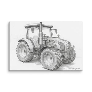 The Tractor Mugs Store 20″×30″ SAME Explorer 105 (Stage V) Pencil Sketch | Canvas Quality Farmers Merch