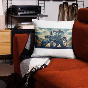 The Tractor Mugs Store 22″×22″ Ford 6810 2WD | Art Deco Pillow Case Quality Farmers Merch