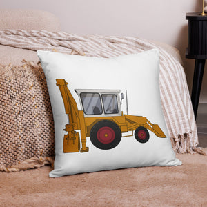 The Tractor Mugs Store 22″×22″ JCB 3C (1975) | Pillow Case Quality Farmers Merch