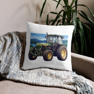 The Tractor Mugs Store 22″×22″ John Deere 3050 | Splash Art Pillow Case Quality Farmers Merch