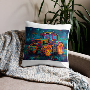 The Tractor Mugs Store 22″×22″ John Deere 6930 | Splash Art Pillow Case Quality Farmers Merch