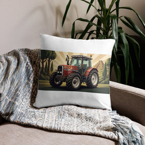 The Tractor Mugs Store 22″×22″ Massey Ferguson 6180 | Art Deco Pillow Case Quality Farmers Merch