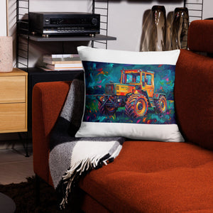 The Tractor Mugs Store 22″×22″ MB TRAC 1100 | Splash Art Pillow Case Quality Farmers Merch