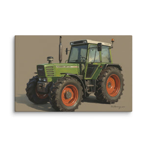 The Tractor Mugs Store 26″×40″ Fendt 308 LSA 4WD Oil Painting | Canvas Quality Farmers Merch