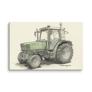 The Tractor Mugs Store 26″×40″ Fendt Farmer 308 C Pencil Sketch | Canvas Quality Farmers Merch