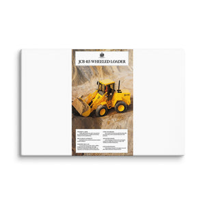 The Tractor Mugs Store 26″×40″ JCB 415 Loader Advert | Canvas Quality Farmers Merch