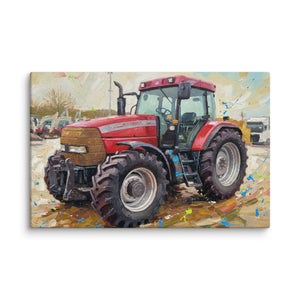 The Tractor Mugs Store 26″×40″ McCormick MTX 150 Signature Edition Splash Art | Canvas Quality Farmers Merch