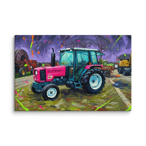 The Tractor Mugs Store 26″×40″ Renault 65-32 MX Splash Art | Canvas Quality Farmers Merch