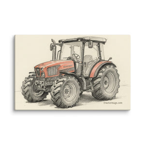 The Tractor Mugs Store 26″×40″ SAME Dorado Natural 70 (Stage V) Pencil Sketch | Canvas Quality Farmers Merch