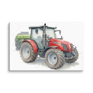 The Tractor Mugs Store 26″×40″ SAME Explorer 105 (Stage V) Watercolor | Canvas Quality Farmers Merch
