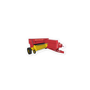 The Tractor Mugs Store 3″×3″ New Holland 274 Square Baler | Bubble-free stickers Quality Farmers Merch