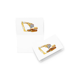 The Tractor Mugs Store 4″×6″ JCB 814 Super | Greeting card Quality Farmers Merch