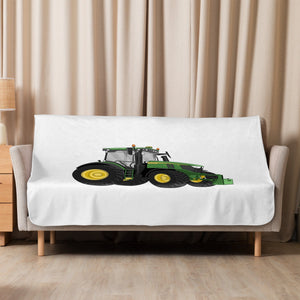 The Tractor Mugs Store 50″×60″ John Deere 6R | Sherpa blanket Quality Farmers Merch