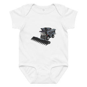 The Tractor Mugs Store 6M Fendt 9T Ideal Combine Harvester | Baby jersey bodysuit Quality Farmers Merch