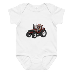 The Tractor Mugs Store 6M Fiat F120 Winner | Baby jersey bodysuit Quality Farmers Merch