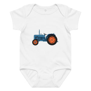 The Tractor Mugs Store 6M Fordson Dexta (1958) | Baby jersey bodysuit Quality Farmers Merch