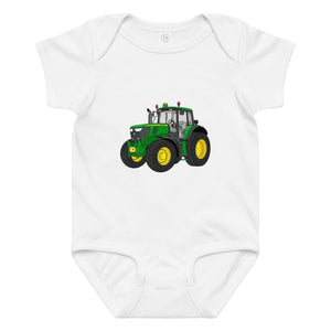 The Tractor Mugs Store 6M John Deere 6120 M | Baby jersey bodysuit Quality Farmers Merch