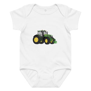 The Tractor Mugs Store 6M John Deere 6R | Baby jersey bodysuit Quality Farmers Merch