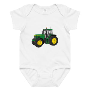 The Tractor Mugs Store 6M John Deere 7810 | Baby Jersey Bodysuit Quality Farmers Merch