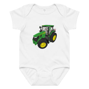 The Tractor Mugs Store 6M John Deere 7R 350 Auto Power | Baby jersey bodysuit Quality Farmers Merch