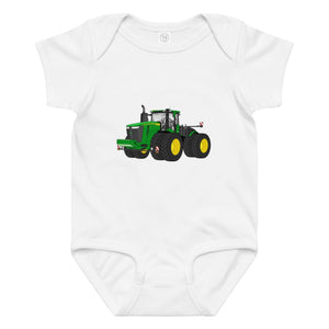 The Tractor Mugs Store 6M John Deere 9R 640 | Baby jersey bodysuit Quality Farmers Merch