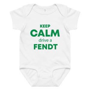 The Tractor Mugs Store 6M KEEP CALM drive a FENDT | Baby jersey bodysuit Quality Farmers Merch