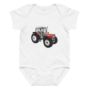 The Tractor Mugs Store 6M Massey Ferguson 399 | Baby jersey bodysuit Quality Farmers Merch