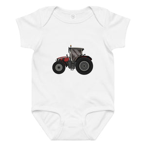The Tractor Mugs Store 6M Massey Ferguson 8S 265 (2020) | Baby jersey bodysuit Quality Farmers Merch