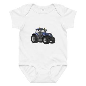 The Tractor Mugs Store 6M New Holland T8 435 | Baby jersey bodysuit Quality Farmers Merch