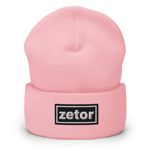 The Tractor Mugs Store Baby Pink OASIS Style 'Zetor' | Cuffed Beanie Quality Farmers Merch