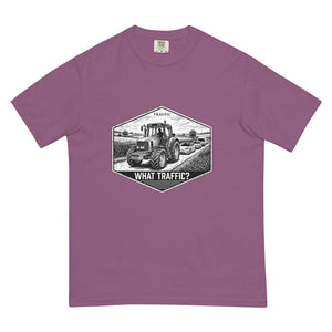The Tractor Mugs Store Berry / S John Deere 6930 TRAFFIC WHAT TRAFFIC? Moose | Unisex Premium T-shirt Quality Farmers Merch