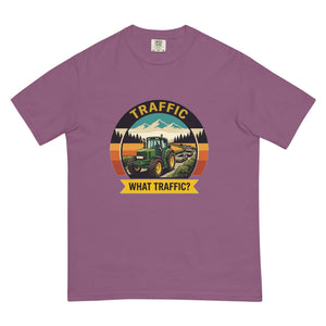 The Tractor Mugs Store Berry / S John Deere 6930 TRAFFIC WHAT TRAFFIC? Outdoor | Unisex Premium T-shirt Quality Farmers Merch