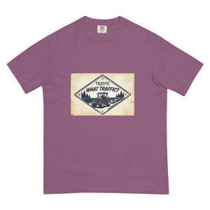 The Tractor Mugs Store Berry / S John Deere 7810 TRAFFIC WHAT TRAFFIC? Heritage | Unisex Premium T-shirt Quality Farmers Merch