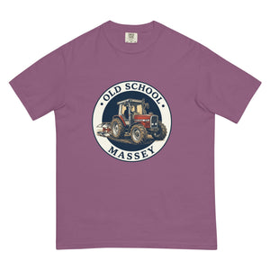 The Tractor Mugs Store Berry / S Massey Ferguson 3075 OLD SCHOOL MASSEY Engraving | Unisex Premium T-shirt Quality Farmers Merch