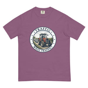 The Tractor Mugs Store Berry / S Massey Ferguson 3075 TRAFFIC WHAT TRAFFIC? Engraving | Unisex Premium T-shirt Quality Farmers Merch