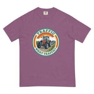 The Tractor Mugs Store Berry / S Massey Ferguson 3075 TRAFFIC WHAT TRAFFIC? Retro | Unisex Premium T-shirt Quality Farmers Merch