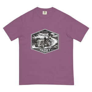 The Tractor Mugs Store Berry / S Massey Ferguson 35X OLD SCHOOL MASSEY Moose | Unisex Premium T-shirt Quality Farmers Merch