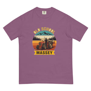The Tractor Mugs Store Berry / S Massey Ferguson 35X OLD SCHOOL MASSEY Outdoor | Unisex Premium T-shirt Quality Farmers Merch