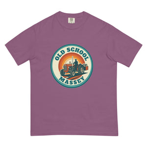 The Tractor Mugs Store Berry / S Massey Ferguson 35X OLD SCHOOL MASSEY Retro | Unisex Premium T-shirt Quality Farmers Merch