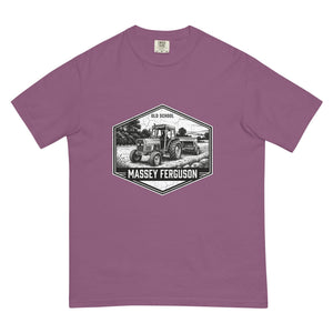 The Tractor Mugs Store Berry / S Massey Ferguson 390T OLD SCHOOL MASSEY FERGUSON Moose | Unisex Premium T-shirt Quality Farmers Merch