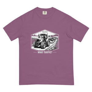 The Tractor Mugs Store Berry / S Massey Ferguson 6480 TRAFFIC WHAT TRAFFIC? Moose | Unisex Premium T-shirt Quality Farmers Merch