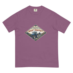 The Tractor Mugs Store Berry / S New Holland TM 135 TRAFFIC WHAT TRAFFIC? Heritage | Unisex Premium T-shirt Quality Farmers Merch